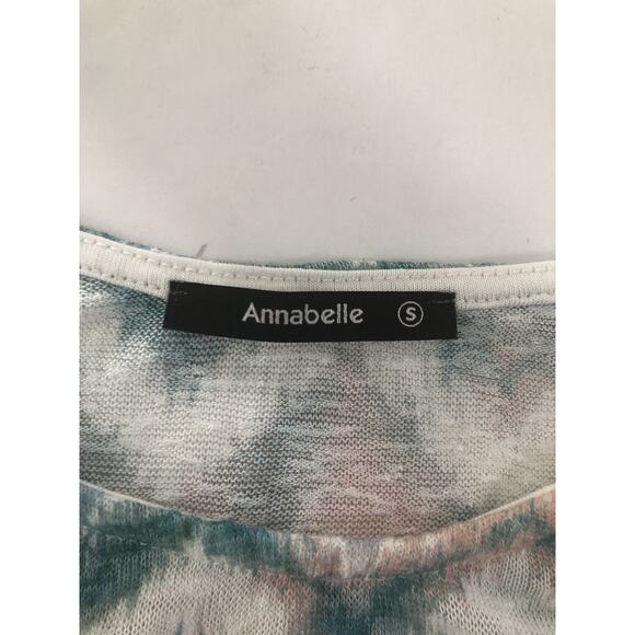 Annabelle Small Dolman Sleeve Tunic Chevron Stripe Top Cinched Oversized #4998 - Picture 6 of 9